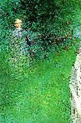 Carl Larsson i hagtornshacken Germany oil painting artist